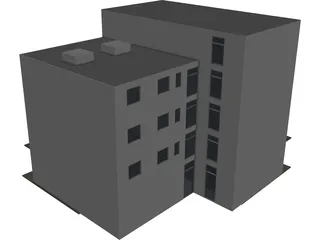 Building Train 3D Model preview