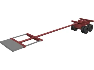 Trailer Groto Extendable (1976) 3D Model preview
