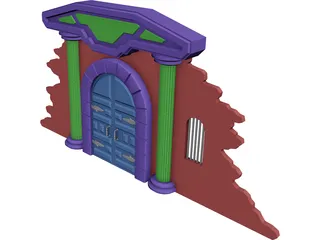 Archway Crypt 3D Model preview