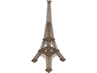 Eiffel Tower 3D Model preview