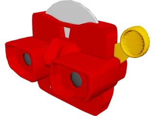 Stereoscope 3D Model preview