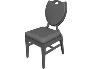 Chair Aluminum 3D Model preview