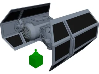 Star Wars Imperial TIE Bomber 3D Model preview