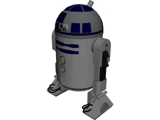 Star Wars R2-D2 R2-Unit 3D Model preview