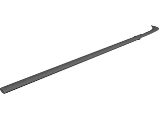 Naginata 3D Model preview