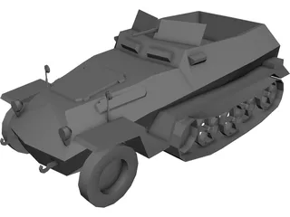 KFZ 250 3D Model preview