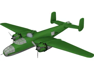 B-52 Bomber 3D Model preview