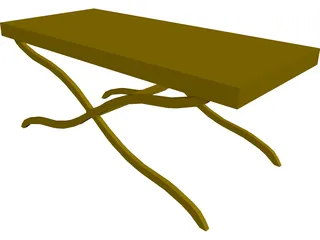 Table Coffee 3D Model preview