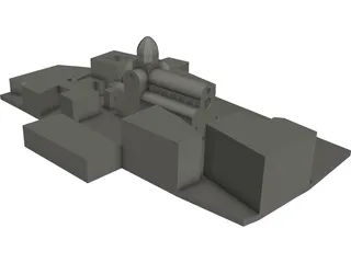 Sibenik Castle 3D Model preview