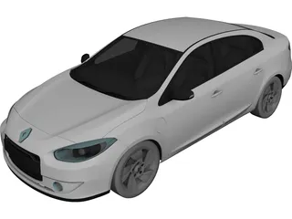 Renault Fluence (2011) 3D Model preview