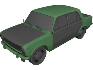 VAZ 2101 3D Model preview