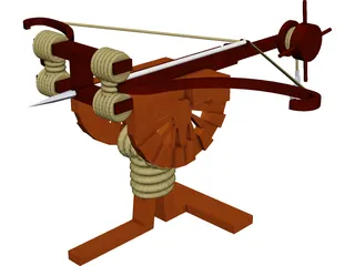 Roman Ballista 3D Model preview
