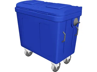 Trash Box 3D Model preview