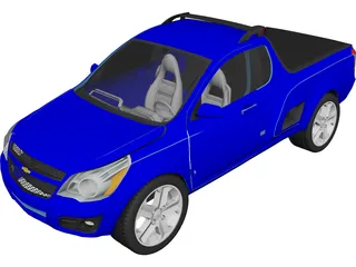 Chevrolet Montana 3D Model preview