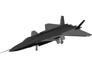 Chengdu J-20 3D Model preview