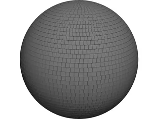Mirror Ball 3D Model preview