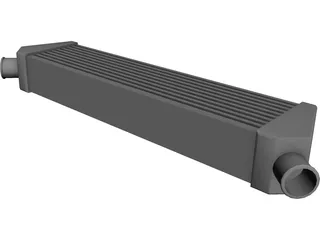 Intercooler Air-to-Air 3D Model preview