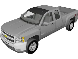 Chevrolet Silverado (2012) 3D Model preview
