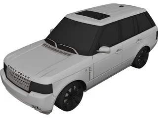 Range Rover Sport (2012) 3D Model preview