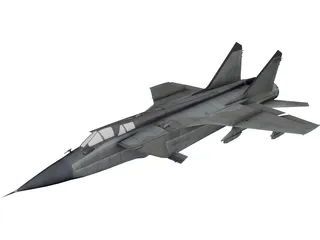 MiG-31 Foxhound 3D Model preview