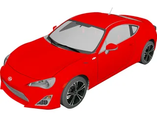 Scion FR-S (2013) 3D Model preview