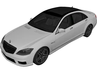 Mercedes-Benz S 65 AMG [W221] (2012) 3D Model preview