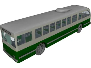 Trolleybus 3D Model preview
