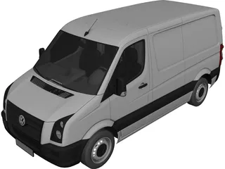 Volkswagen Crafter TDi 3D Model preview