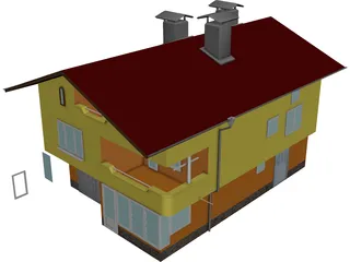 House 3D Model preview