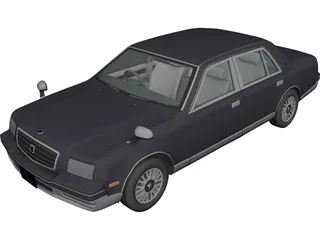 Toyota Century 3D Model preview