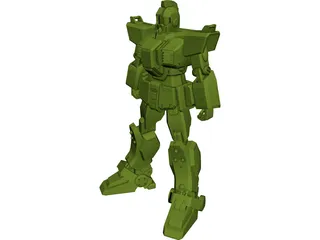 Gundam RGM-79(G) 3D Model preview