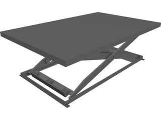 Scissor Lift 3D Model preview