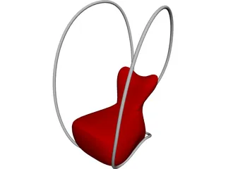 Do Room Rocking Chair 3D Model preview