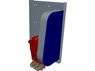 Speck P45/120-80 High Pressure Pump 3D Model preview