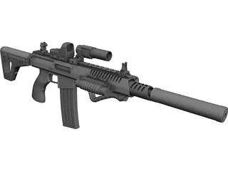 XM18 3D Model preview