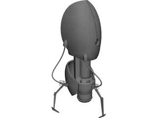 Portal Gun 3D Model preview
