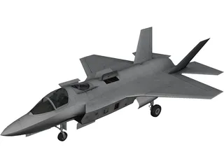 Lockheed Martin JSF F-35 3D Model preview