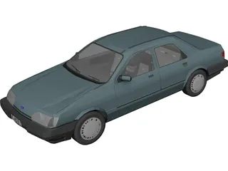 Ford Sierra Shaphire 3D Model preview