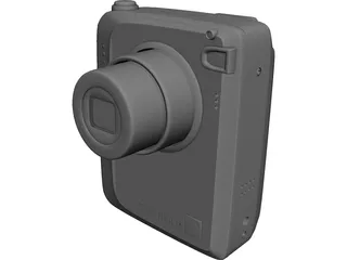 Fujifilm Finepix F610 Digital Camera 3D Model preview