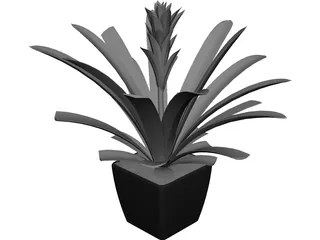 Potted Plant 3D Model preview