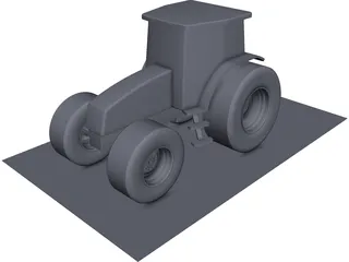 New Holland 250hp Tractor 3D Model preview