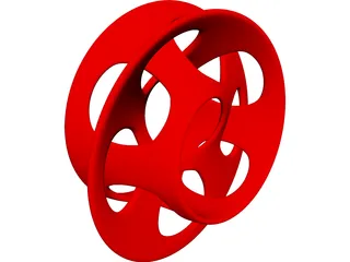 Moebius Strip 3D Model preview