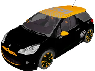 Citroen DS3 Racing (2011) 3D Model preview