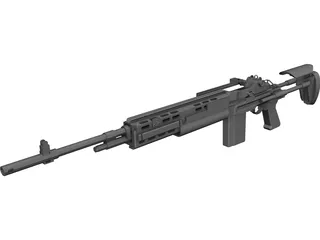 M14 EBR 3D Model preview