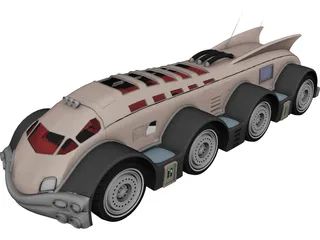 Eight Wheeler 3D Model preview
