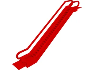 Escalator 3D Model preview