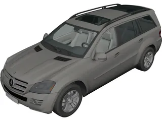 Mercedes-Benz GL 450 3D Model preview