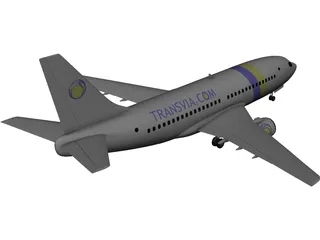 Boeing 737 3D Model preview