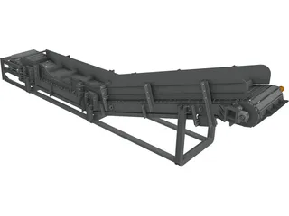 Chain Conveyor 3D Model preview