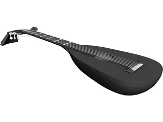 Mandoline 3D Model preview